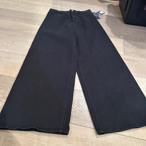 UNIVERSAL THREAD WOMENS WIDE LEG SIZE 6 COMFORT STRETCH PANTS NEW HIGH RISE - Picture 2 of 11